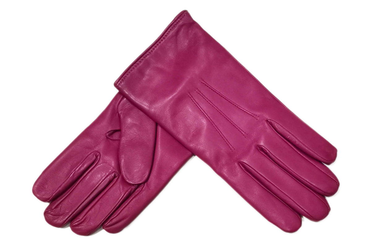 メローラ メンズ手袋◇ナパレザー◇フューシャピンク/CICLAMEN