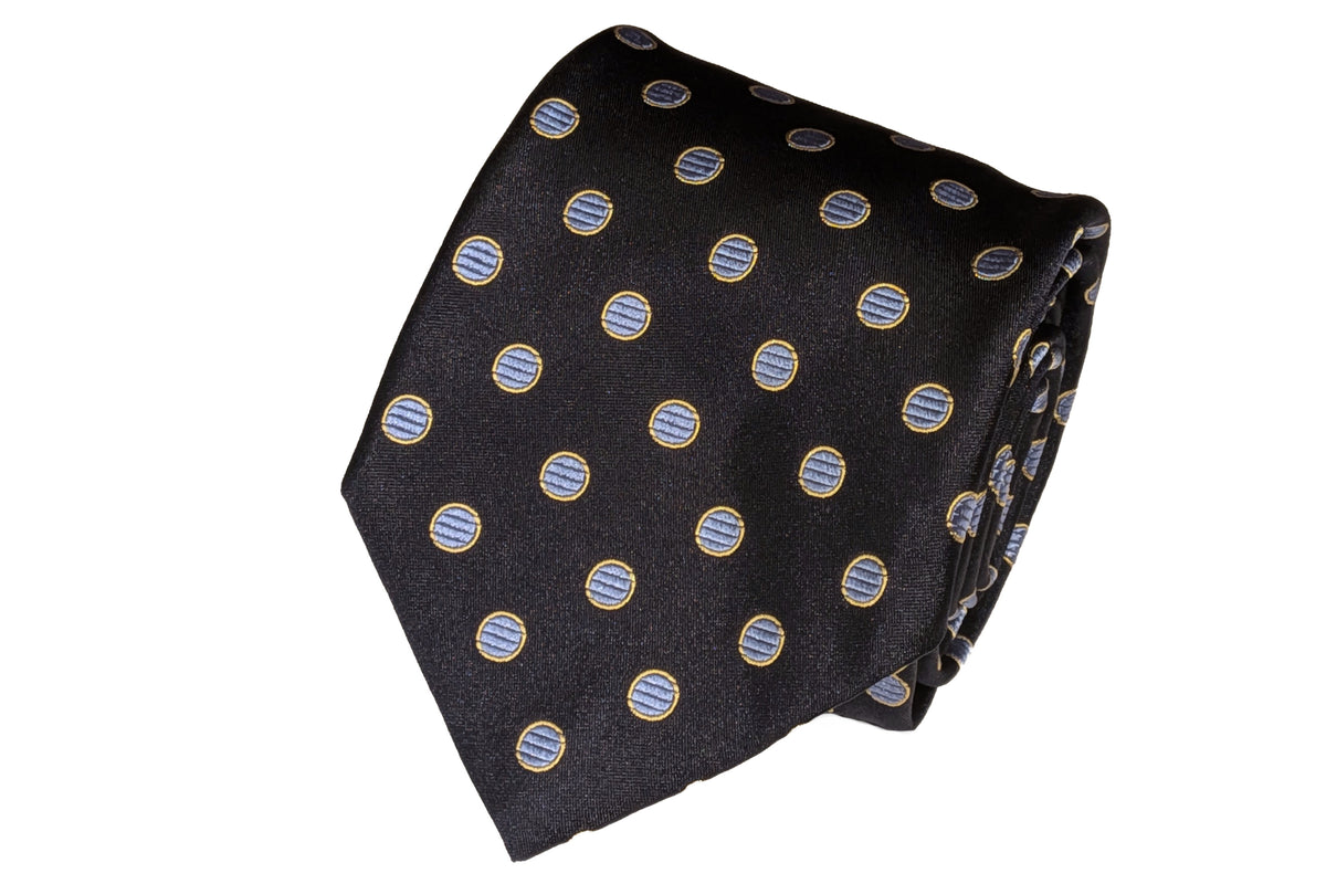 メローラ 3fold ネクタイ MEROLA 紺地白ドット M31 メローラ 3fold ネクタイ MEROLA 紺地白ドット M31 ドライビング