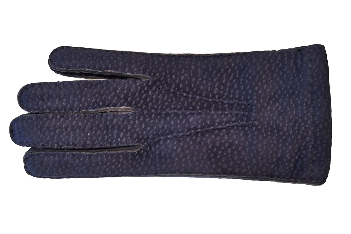 美品☆アルポ☆手袋☆ブルー☆カピバラレザー☆カシミヤ☆ 【公式通販】