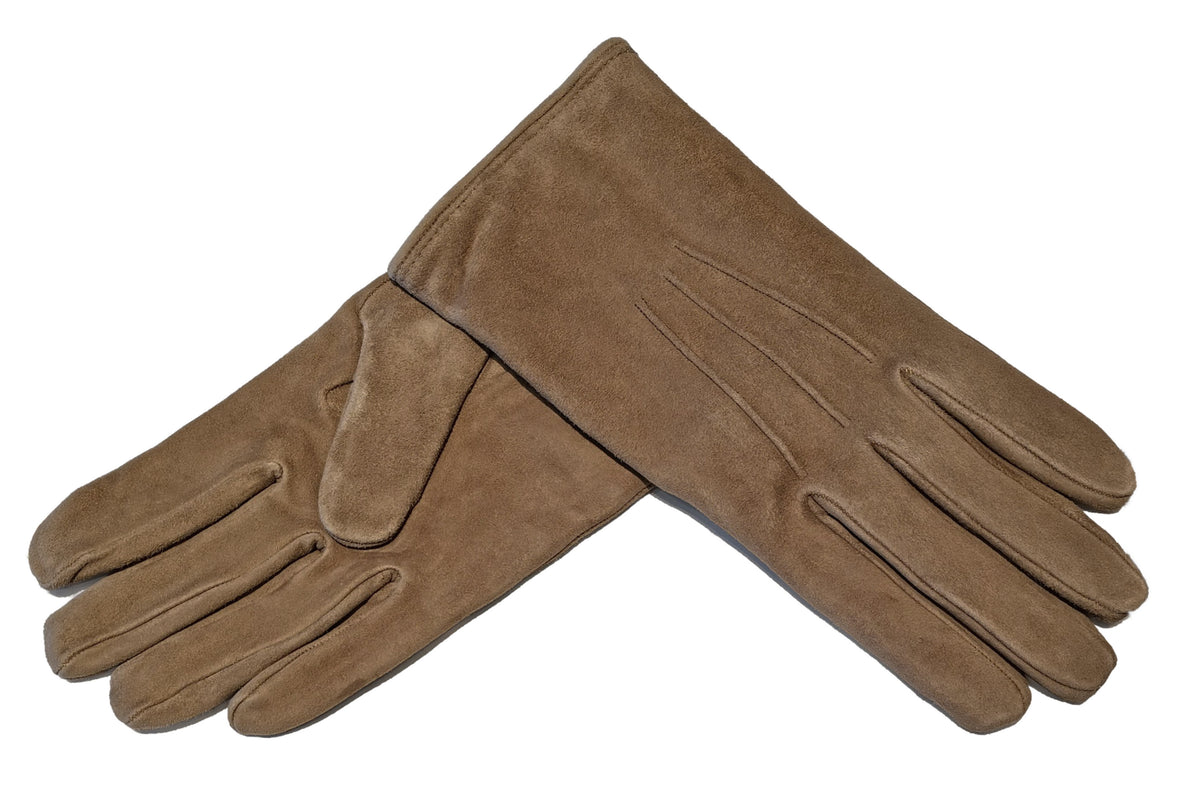 メローラ メンズ手袋◇スウェード◇グレージュ/TAUPE《カシミア