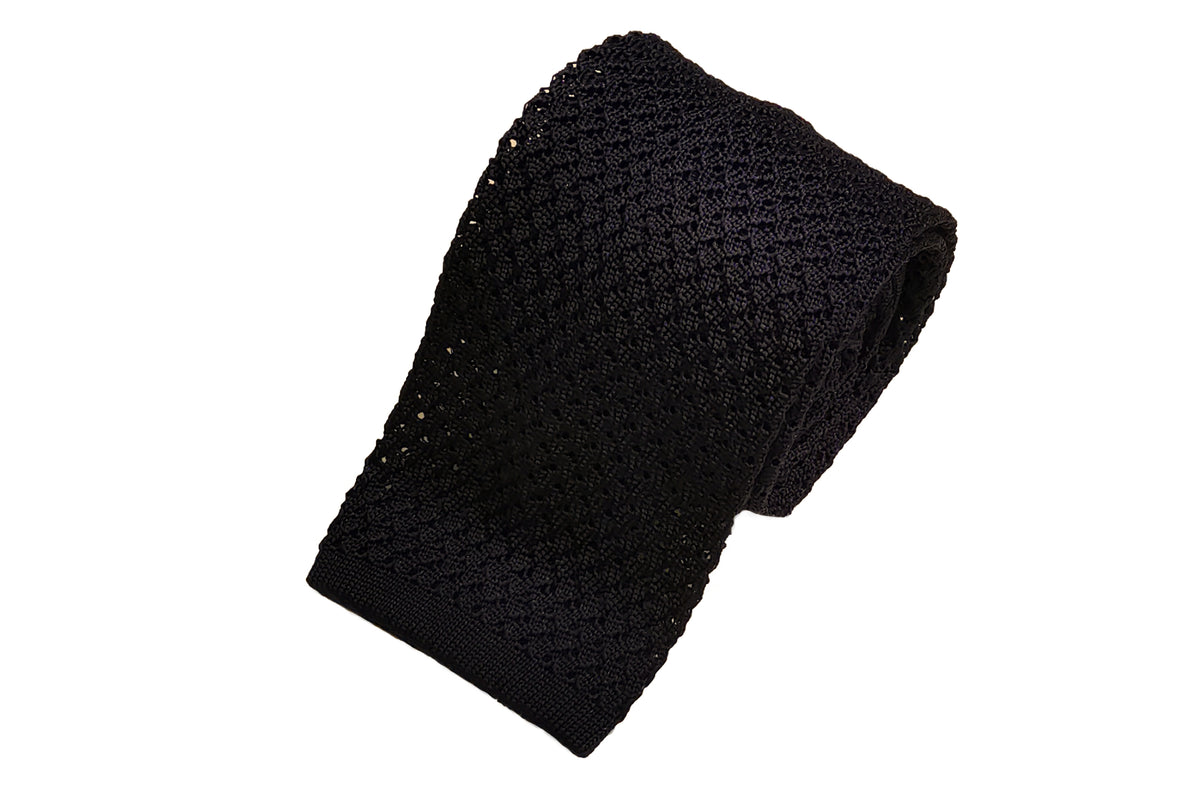 ✨未使用展示品✨　PRADA ニットタイ　ボーダー　ソリッド　ブラック　ネクタイ op-t1207_1200x1200.jpg?v=