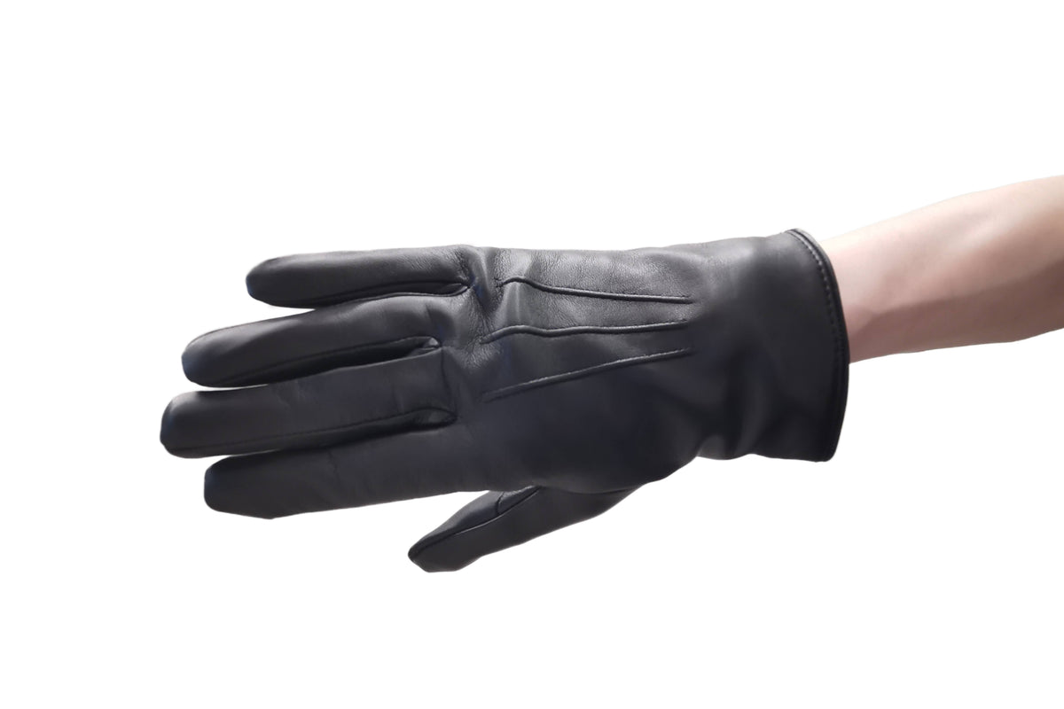 メローラ メンズ手袋◇ナパレザー◇ダークレッド/DK RED《タッチ