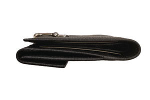 チェレリーニ　二つ折り財布(金具シルバー)　ALCE NERO/ブラック