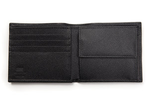 チェレリーニ ◆ 二つ折り財布 (コインケース付きタイプ) ◆ HERMELIN NERO/ブラック