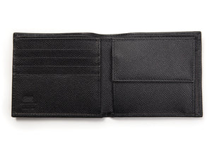 チェレリーニ　2つ折り財布　コインケース付　HERMELIN NERO