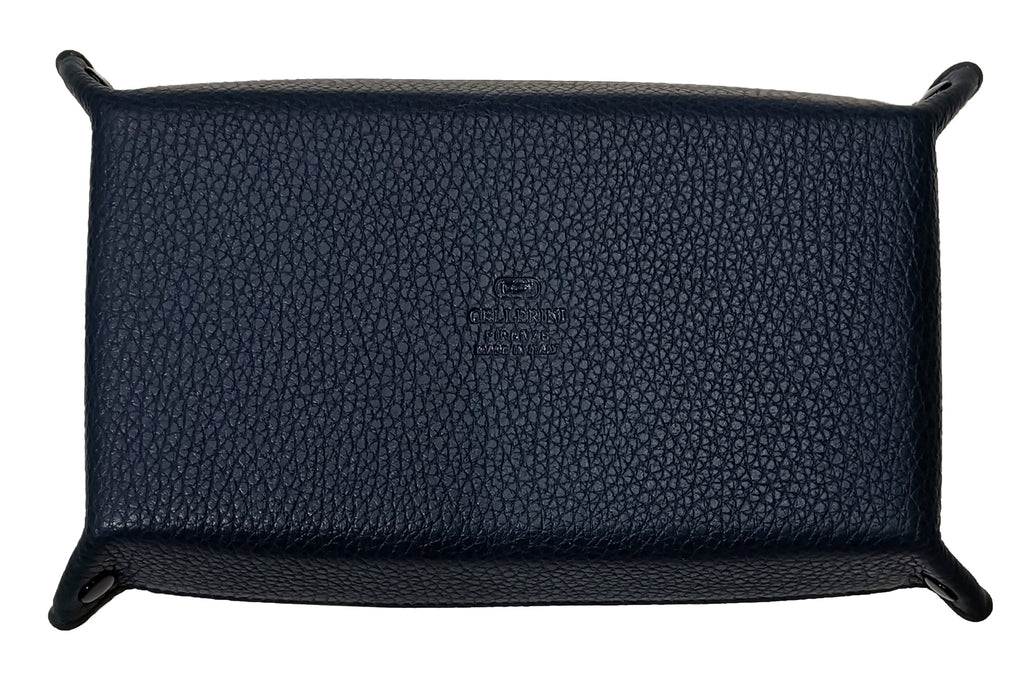 チェレリーニ　ロングレザートレー　(長方形)　ALCE NAVY ROYAL/ネイビー