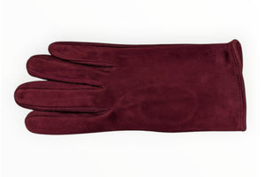 NEW【メローラ × オーパス】　メンズ手袋◆スウェード◆ボルドー/BORDEAUX《ノーライニング》