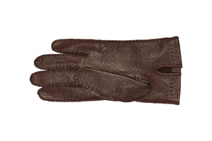 Opus メンズ手袋 ◆ ペッカリー ◆ ワインレッド/BORDEAUX《ノーライニング》