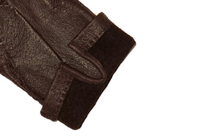 Opus メンズ手袋 ◆ ペッカリー ◆ ワインレッド/BORDEAUX《ノーライニング》