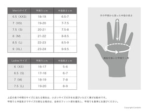 【男性用ギフトセット】タッチスクリーン対応グローブ (ナパレザー) ×ストライプマフラー