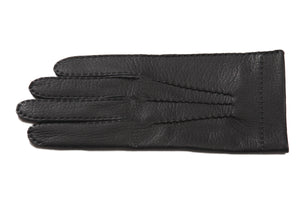 メローラ メンズ手袋◆ディアスキン◆ブラック/NERO《ノーライニング》【サイズL】