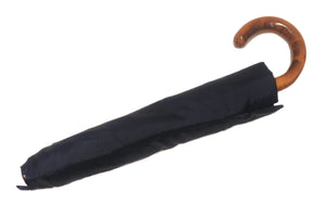 マリアフランチェスコ 折りたたみ傘 (ネイビーソリッド×裏地ブラック) SHINY MAPLE