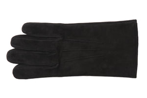 メローラ メンズ手袋◆スウェード◆ブラック/NERO《カシミア》【サイズL】