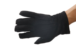 メローラ メンズ手袋◆スウェード◆ルビー/RUBINO《アウトステッチデザイン・ カシミア》