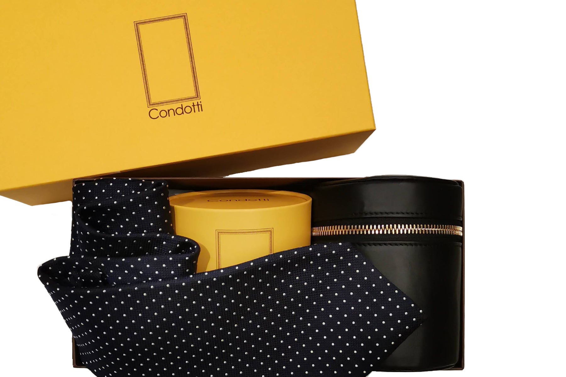 【激レア！】CELLERINI　チェレリーニ　ネクタイケース　タイホルダー チェレリーニ タイホルダー (2本入り) SMOOTH LEATHER NERO