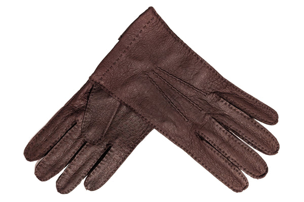 ITALGUANTO イタリア製 ペッカリー グローブ ライニング無し 赤 Opus メンズ手袋 ◇ ペッカリー ◇ ワインレッド/BORDEAUX《ノー