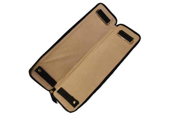 チェレリーニ タイホルダー (2本入り) SMOOTH LEATHER NERO/ブラック