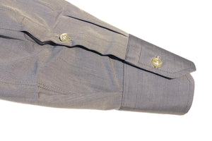 イルポルトーネ ドレスシャツ ◆ グレー ◆ ブロード素材（120/100番手）《スリムフィット》【 サイズ37(XS) 】