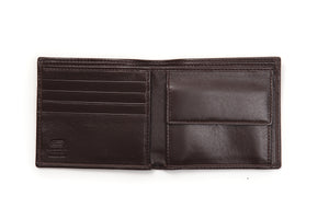 チェレリーニ　二つ折り財布(コインケース付きタイプ)　SMOOTH LEATHER MORO/ダークブラウン