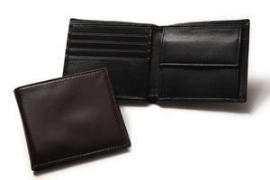 チェレリーニ　二つ折り財布(コインケース付きタイプ)　SMOOTH LEATHER MORO/ダークブラウン