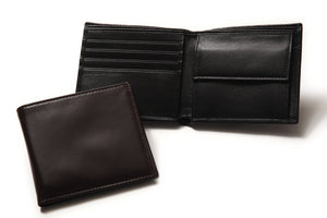 チェレリーニ　二つ折り財布(コインケース付きタイプ)　SMOOTH LEATHER BLACK/ブラック