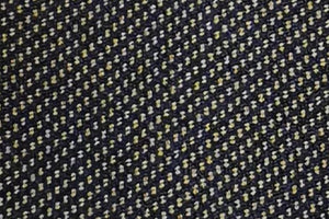 メローラ BLUE LABEL ネクタイ ◇ ウール ◇ ネイビー×ベージュ