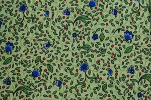 メローラ MEROLA SERIES ネクタイ ◆ グリーン×草花模様（グリーン・ブルー）《50オンス》