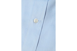 イルポルトーネ ドレスシャツ-First Model-／OrtaOxford(#80) ブルー スリムフィット【 サイズ38(S) 】