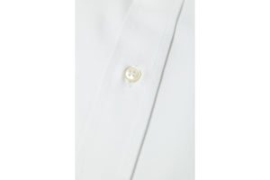 イルポルトーネ -First Model-／ Sky Oxford (#100/70) ホワイト ドレスシャツ レギュラーフィット【 サイズ37(XS) 】