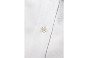 イルポルトーネ　ドレスシャツ／Angera Twill 4/4　(#100)　ホワイト　レギュラーフィット