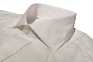 イルポルトーネ ドレスシャツ ◆ホワイト◆ ツイル素材2/2（100番手)《レギュラーフィット》