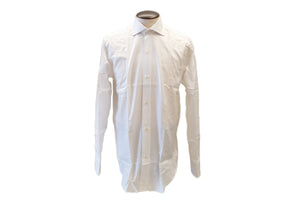 イルポルトーネ -First Model-／ Angera Oxford (#100)  ホワイト ドレスシャツ レギュラーフィット【 サイズ41(L) 】