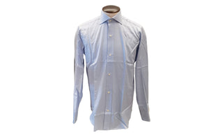 イルポルトーネ ドレスシャツ ◆ ライトブルー / FIRST MODEL ◆ ツイル素材（80番手）《レギュラーフィット》【 サイズ37(XS) 】