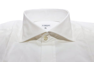 イルポルトーネ ドレスシャツ ◆ホワイト◆ ドビー（120番手）《レギュラーフィット》