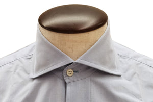 イルポルトーネ ドレスシャツ ◆ ライトブルー ◆ ブロード素材（120/100番手）《レギュラーフィット》