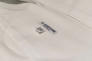 イルポルトーネ ドレスシャツ ◆ ホワイト / FIRST MODEL ◆ オックスフォード素材（100/70番手）《レギュラーフィット》【 サイズ37(XS) 】