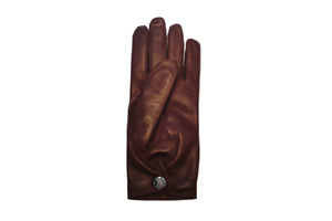 メローラ メンズ手袋◆ナパレザー SPECIAL SEWING ◆ボルドー/BORDEAUX《カシミア》