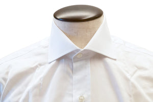 イルポルトーネ ドレスシャツ ◆ホワイト / FIRST MODEL◆ ドビー素材 (200番手)《レギュラーフィット》【 サイズ40(M) 】