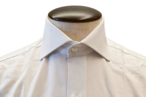 イルポルトーネ -First Model-／ Sky Oxford (#100/70) ホワイト ドレスシャツ レギュラーフィット【 サイズ37(XS) 】