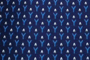 メローラ MEROLA SERIES ネクタイ ◆ ブルー×小枝模様（ブルー・クリーム）《50オンス》