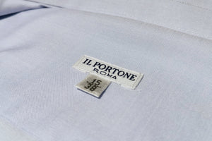 イルポルトーネ ドレスシャツ ◆ライトブルー / FIRST MODEL ◆ オックスフォード素材（80番手）《レギュラーフィット》【 サイズ38(S) 】
