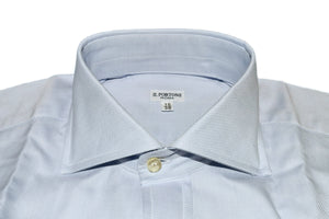 イルポルトーネ ドレスシャツ ◆ライトブルー◆ オックスフォード素材（80番手)《レギュラーフィット》【サイズ39(M)】