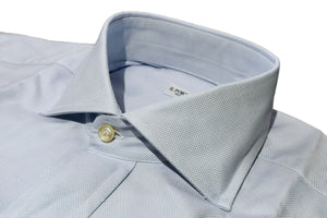 イルポルトーネ ドレスシャツ ◆ライトブルー◆ オックスフォード素材（80番手)《レギュラーフィット》【サイズ39(M)】
