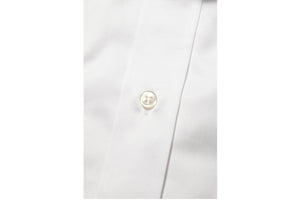 イルポルトーネ ドレスシャツ ◆ホワイト◆ツイル素材（100/70番手)《レギュラーフィット》