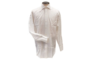 イルポルトーネ ドレスシャツ ◆ホワイト◆ ヘリンボーン素材（120番手）《レギュラーフィット》